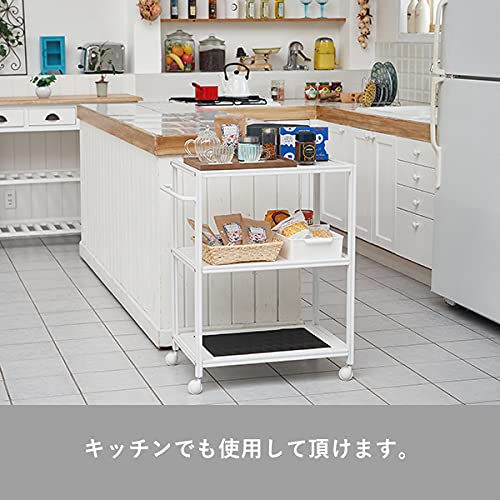 Amazon.co.jp: 大型 フラットワゴン 3段 幅60cm×奥行42cm×高さ80cm